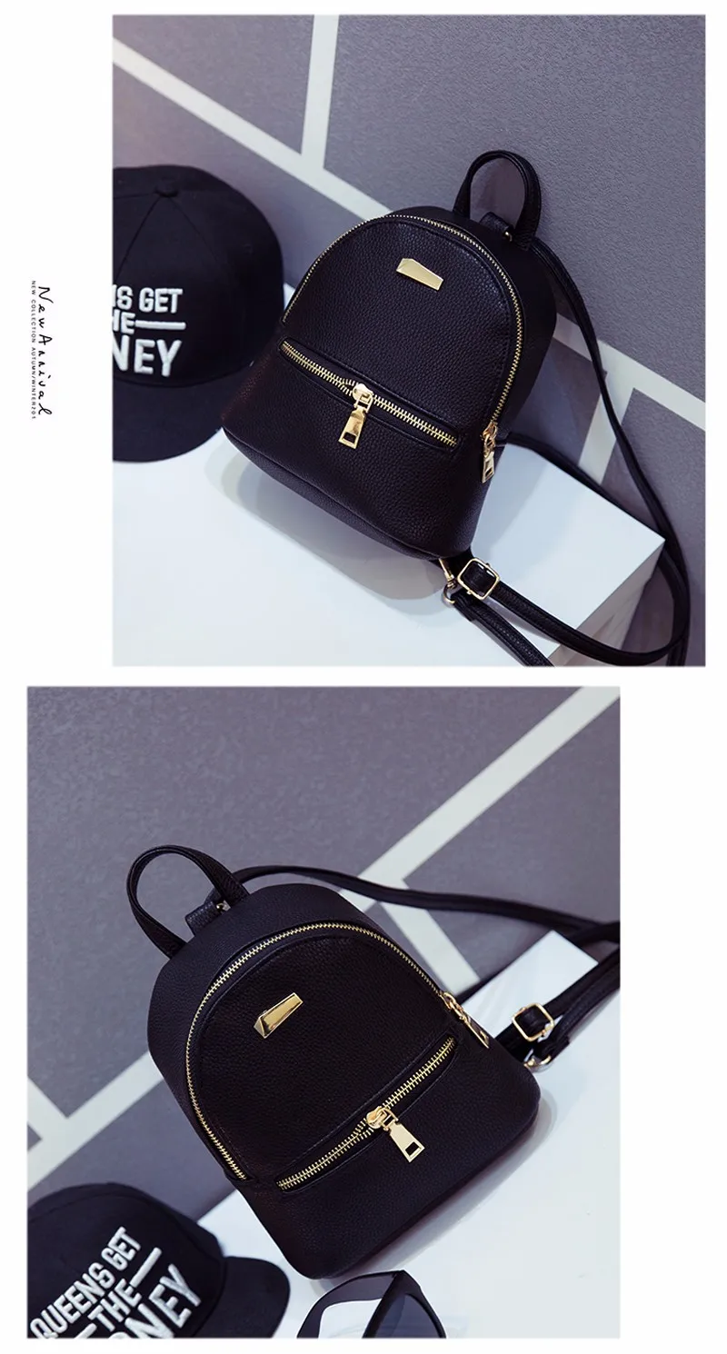 Small Fashion Rucksack Hotsale Women Shopping Purse Ladies Joker Bookbag Travel Bag Student school Backpacks Mini Women Backpack 9