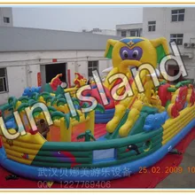 Настроить гигантские надувные прыжки дом, надувной замок combo