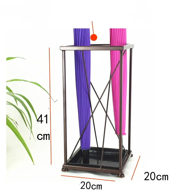 Домашний отель лобби крючок для зонта полка пол, содержащая стойка для зонтов Простой Уникальный металлический Железный Зонт стенд