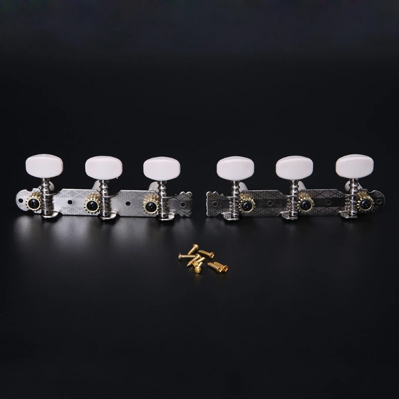 1 Pair Left And Right Classical Guitar String Tuning Pegs Machine Heads