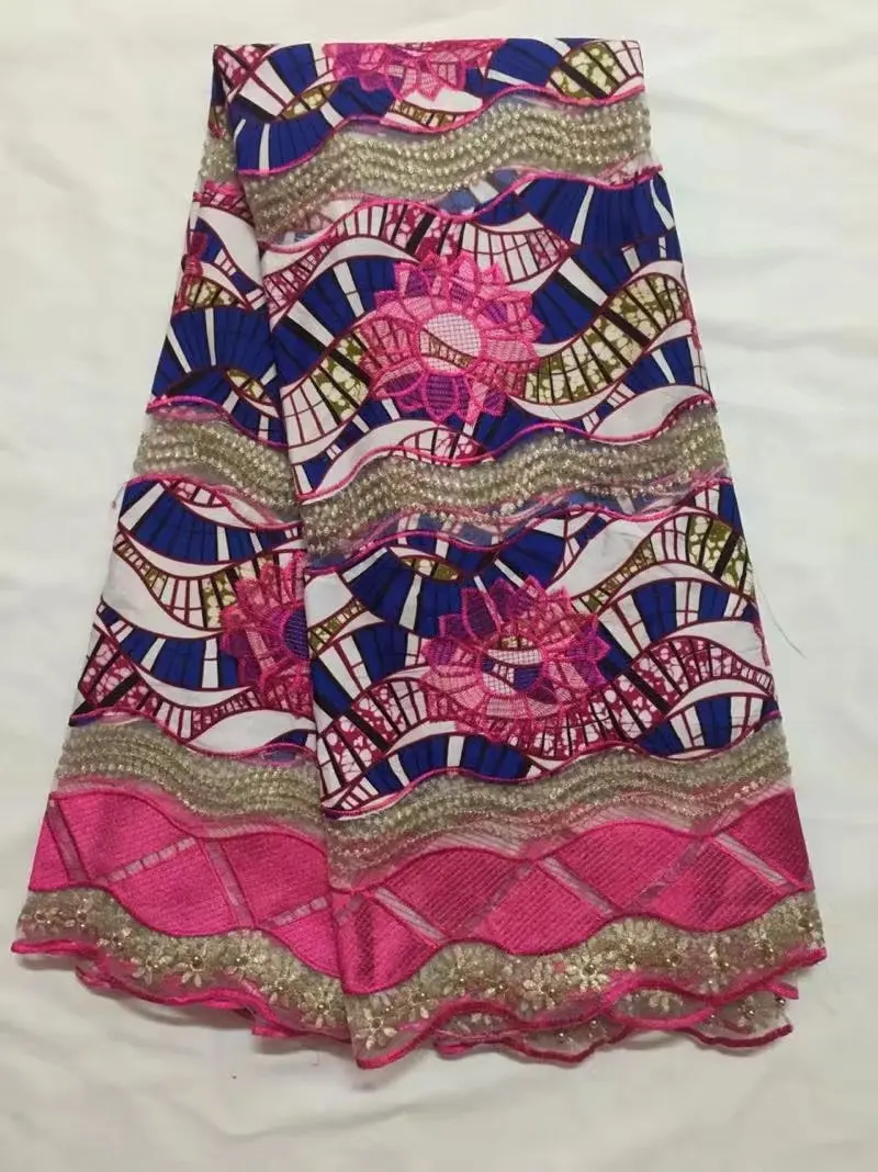 

African Material French Lace Wax Cloth Embroidery African Switzerland Lace Fabrics High Quality free shipping jf057