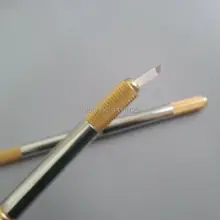 2 шт тату ручка-держатель игл высокое качество ручка для микроблейдинга для 3D брови вышивка