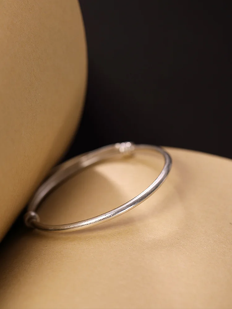 Uglyless 100% Настоящее серебро 925 пробы двухтактный браслеты для Для женщин Простые Модные туфли ручной работы серебристого цвета браслеты