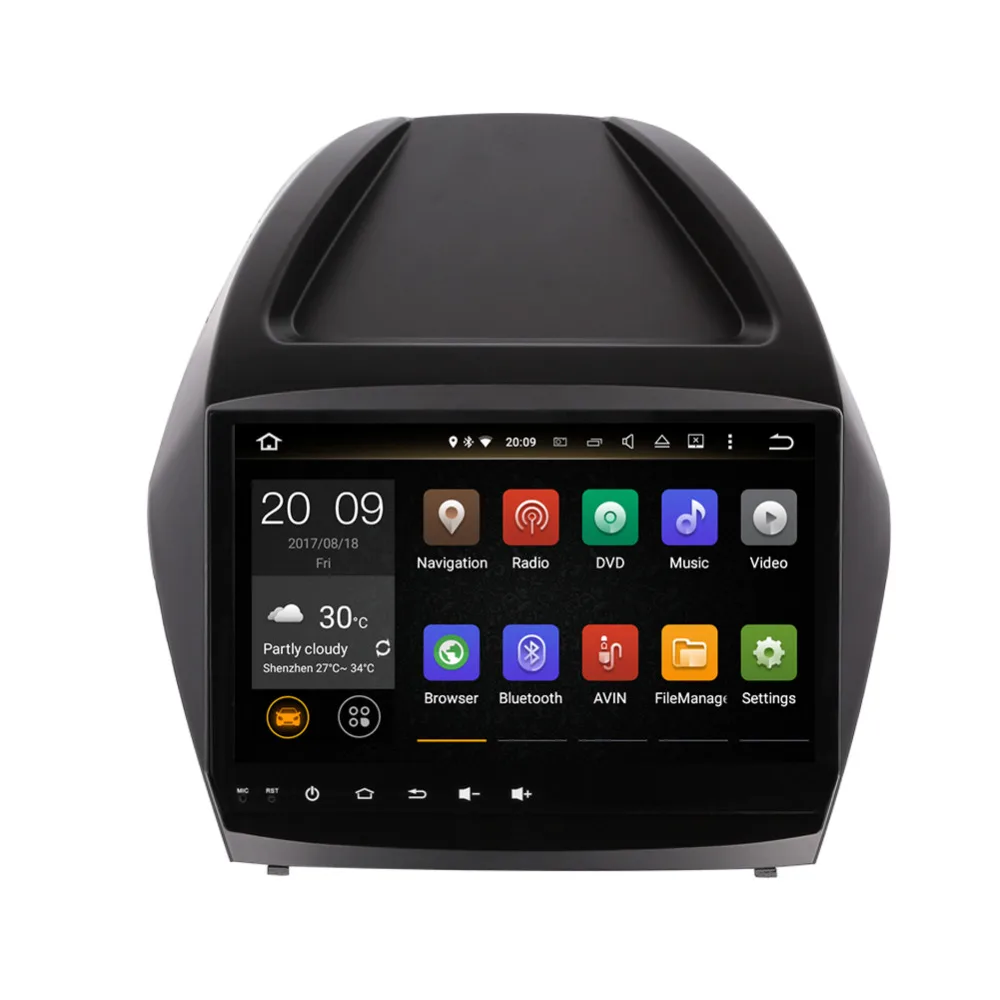 Android 8 0 Octa Core 4 Гб RAM IPS экран автомобильный GPS радио головное устройство с Bluetooth для