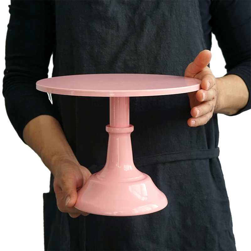 Розовые подставки для пирога набор для дня рождения принцессы розовая форма для украшений для тортов тарелки десерт для еды дрожжи - Цвет: 15310