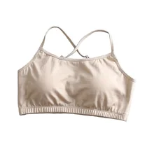 Leechee тонкий спортивный Шелковый жилет комфортный и дышащий бюстгальтер модные большие бюстгальтеры с открытой спиной