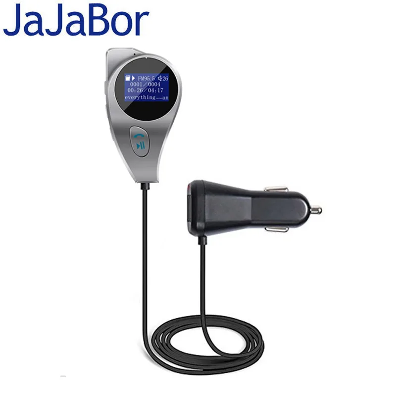 Беспроводной fm-передатчик JaJaBor Bluetooth автомобильный комплект громкая связь звонки