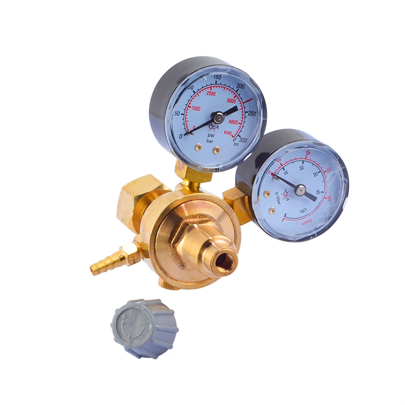 Pressure Regulators Tools Mini Argon CO2 Gas Bottle Pressure Regulator MIG TIG Welding Flow