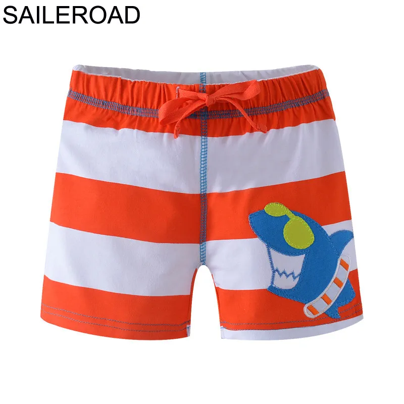 

SAILEROAD 2-7Year Cartoon Shark Toddler Baby Boys Knee Length Trousers For Summer Children Kids Boys Short Pants Cotton Clothing