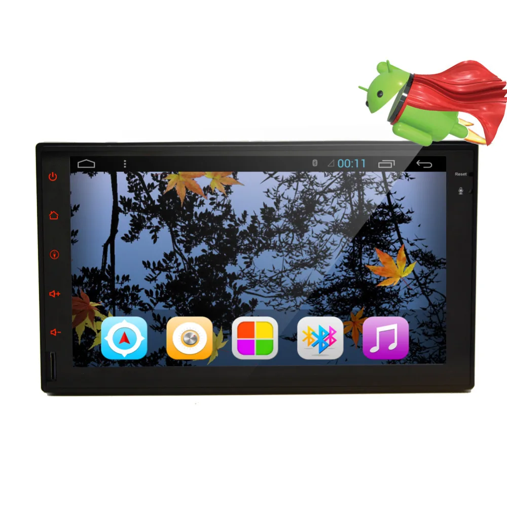 Excellent 100% Android 8.1 Car Stereo  2 DIN Car Tablet Radio Audio Car GPS Navigation+Bluetooth+USB Universal Interchangeable Player 1