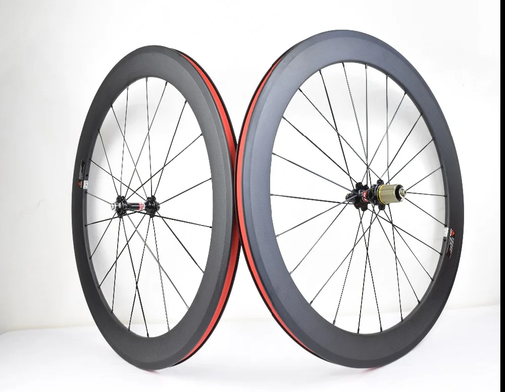 Best 700C carbon wheels 38mm 50mm 60mm 88mm road bike wheels clincher or tubular carbon wheelset all same $239,1 pair wheels price 1