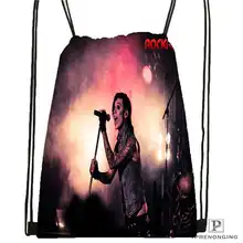 Изготовленная на заказ Черная вуаль невесты походная сумка на шнурке милый рюкзак для детей(черная спинка) 31x40 см#180611-01-08