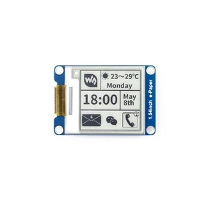 Waveshare 1,54 дюймовый E-Ink дисплей Черный/Белый e-paper 200x200 разрешение SPI интерфейс для Raspberry Pi поддержка частичного обновления - изображение