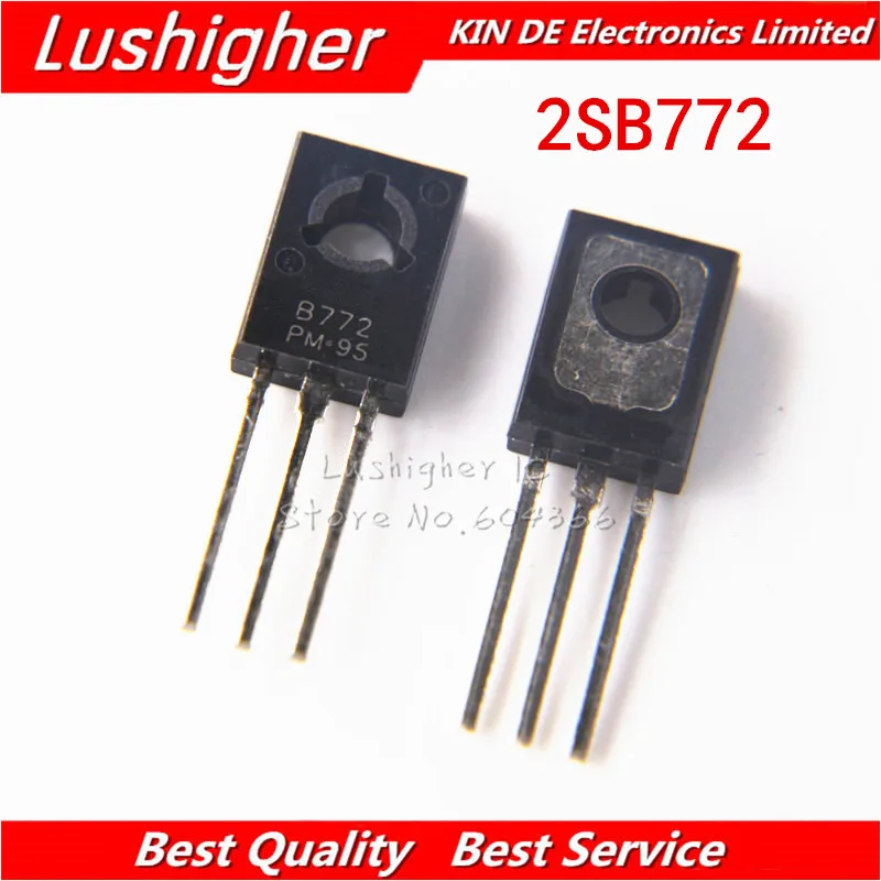 20 штук 2SB772 126 B772 TO126 3A 40V PNP аудио Мощность транзистор|transistores 50pcs|transistor b772transistor audio |