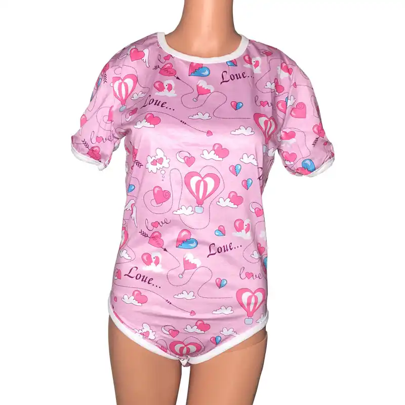 DDLG Women Onesie Adult Baby Girl Abdl Romper Snap Crotch for Abdl
