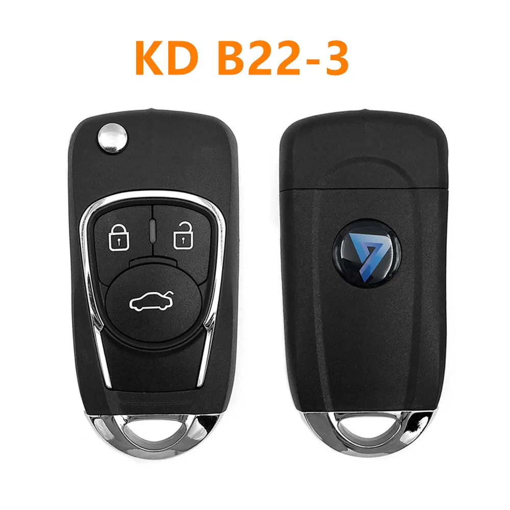 

KD remote key B22-3 3 button B22-4 4 button remote key for KD300 and KD900 to produce any model remote for keydiy with box