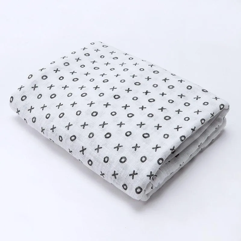 baby blanket 12 Муслин хлопок Детские пеленает мягкие одеяла для новорожденных банное Ткань Детские спальные принадлежности чехол для коляски игровой коврик простыня для детской кроватки - Цвет: baby blanket 12