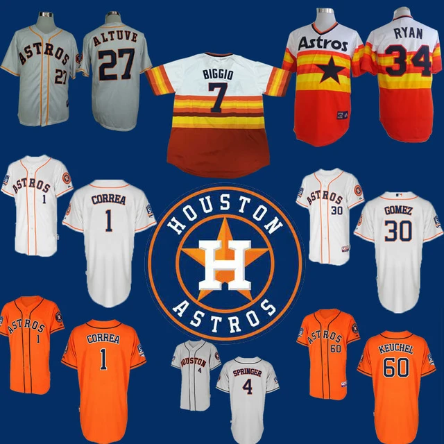 Carlos gomez best sale astros jersey