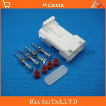 

4 Pin Auto Male plug,car Oxygen sensor plug connector for Beverly, Chery, Citroen etc. White color