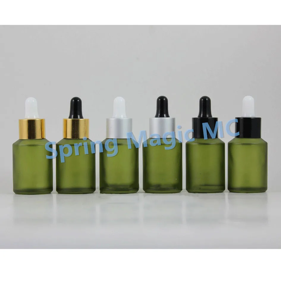 Download 30ml Green Frosted Glass Dropper Bottle,cosmetic container,Serum/Essentical Oil dropper Bottles ...