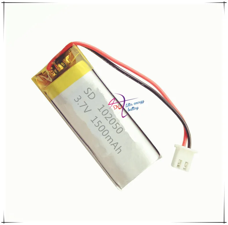 XHR-2P 2,54 3,7 V 1500mAh 102050 полимерная литиевая батарея обучающая машина рыцарь рекордер движения