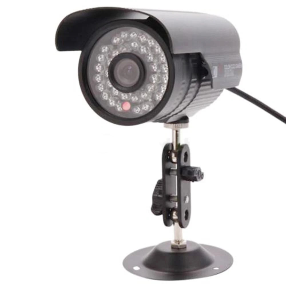 

1200TVL HD Color Outdoor CCTV Surveillance Security Camera 36IR Day Night Video with EU US UK AU Power Adapter