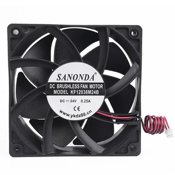 

Manufacturers supply chassis cooling fan 12038 24 v 0.25 A silent fan is 12 cm