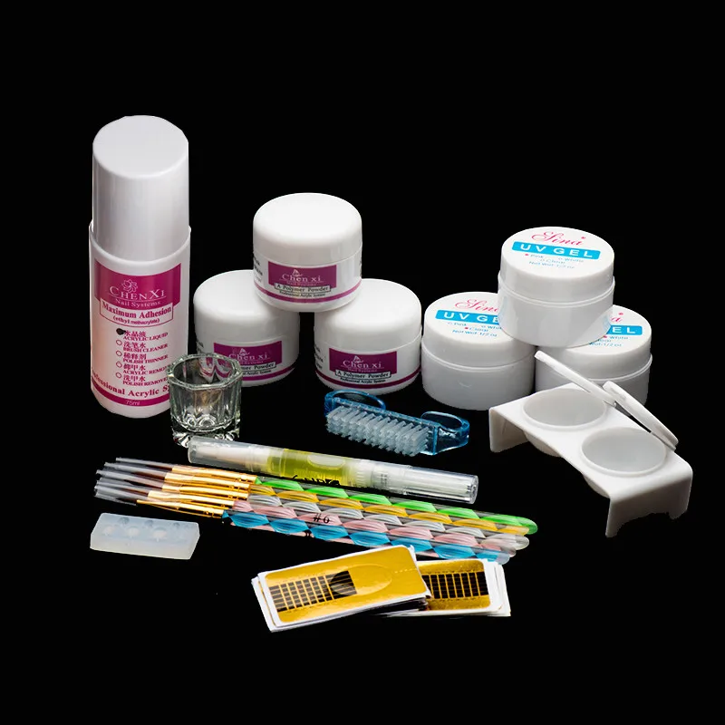 Professional Nail Art Kits 14 Acrylic Nail Art Tools Decoration Powder