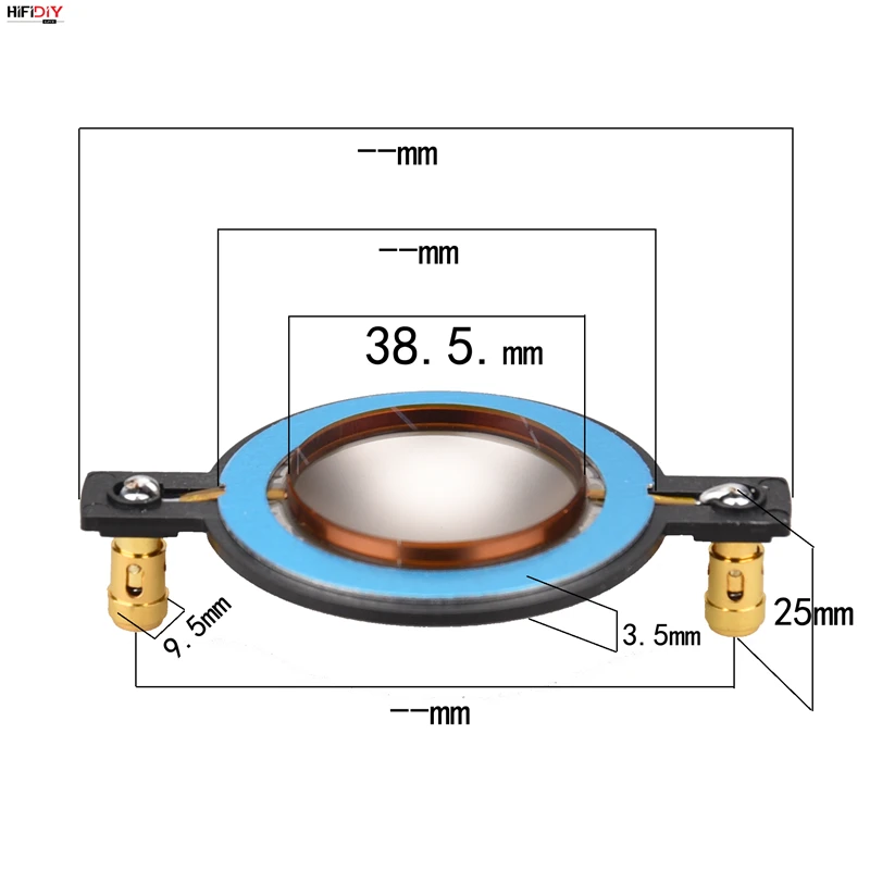 HIFIDIY LIVE 34,5 38 44,5 51,5 72 74 ядро твитеры звуковая катушка мембрана титановая пленка ВЧ динамик ремонт аксессуары diy запчасти