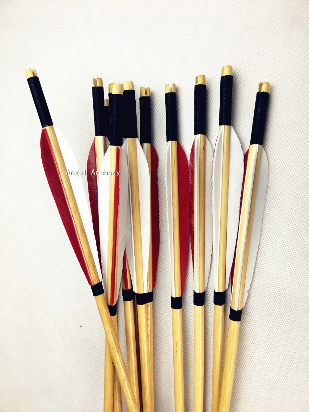 One dozen Wooden Arrow Cedar Wood Arrows Archery Recurve bow Longbow