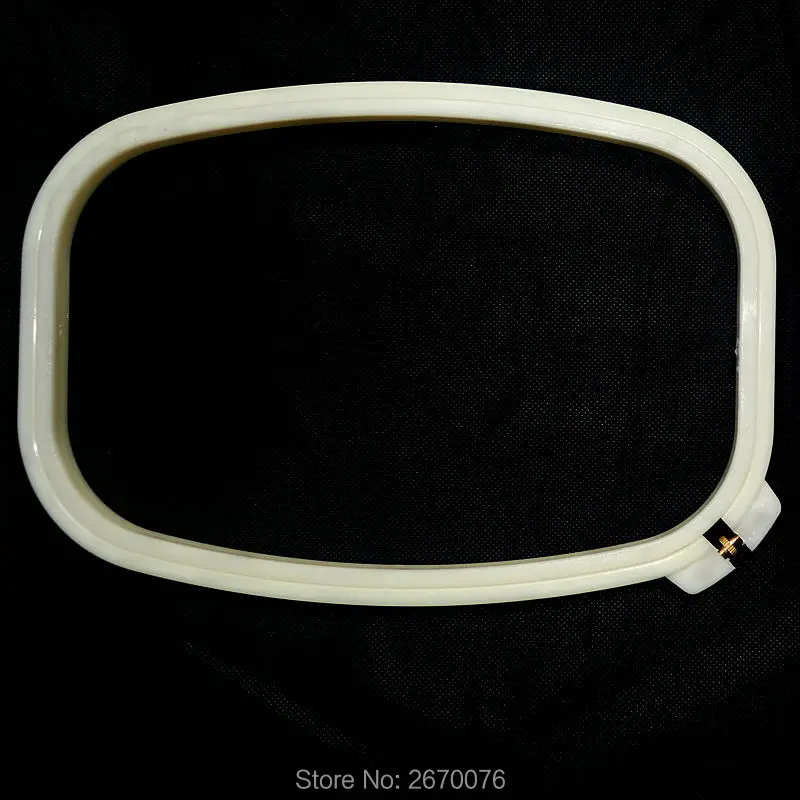 

Rectangle Cross Stitch Frame Adjustable 7.1*10.2' ABS Embroidery Hoop Ivory DIY Needlework Hoops Sewing Tools 1pc Retail