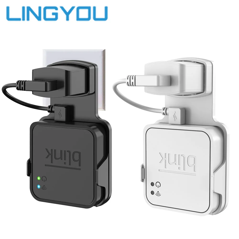 

Original Outlet Wall Mount for Blink Sync Module with Short Cables for Blink XT Outdoor and Indoor Home Security Camera