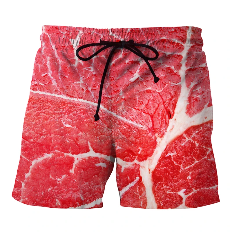 

2019 Genuine Mr.1991inc&miss.go Usa Sunga For Creative Meat 3d Printing Size Casual Men Polyester Hot Sale Freeshipping