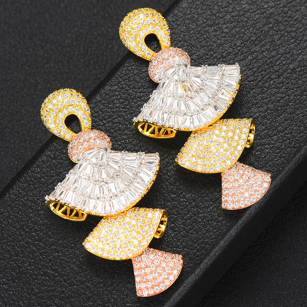 

missvikki Unique Design Fashion Women Bride Drop Earrings Dangle Earring Pendientes mujer moda Romantic Gift for Women Friends