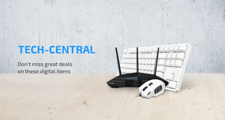 Tech-Central: Don't miss great deals on these digital items (gaming mice, gaming keyboards, Wi-Fi routers, digital tablets, USB hubs & accessories, networking accessories)!