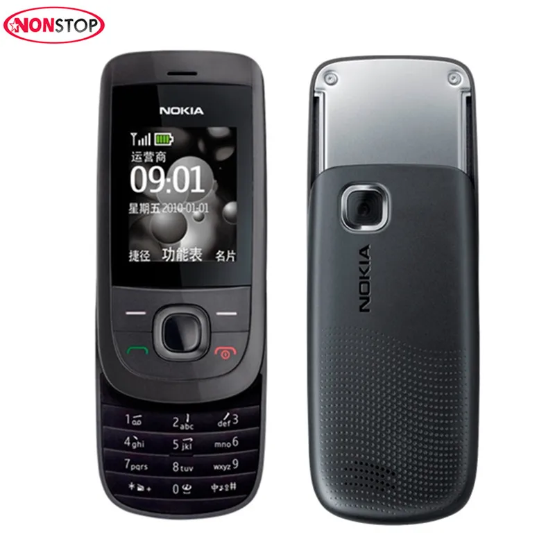 

Nokia 2220 Original Mobile Phones Single Core slider Unlocked nokia 2220s cell phones mp3 player free shipping Refurbished phone
