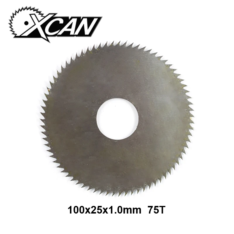 XCAN 1pc Diameter 100mm 75Teeth Circular Saw Blade Manganese Steel Saw