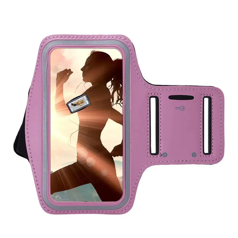 Повязка на руку для спортзала бега спорта чехол для браслета чехол для samsung Galaxy Note 8/S8 Прямая 0829 - Цвет: pink