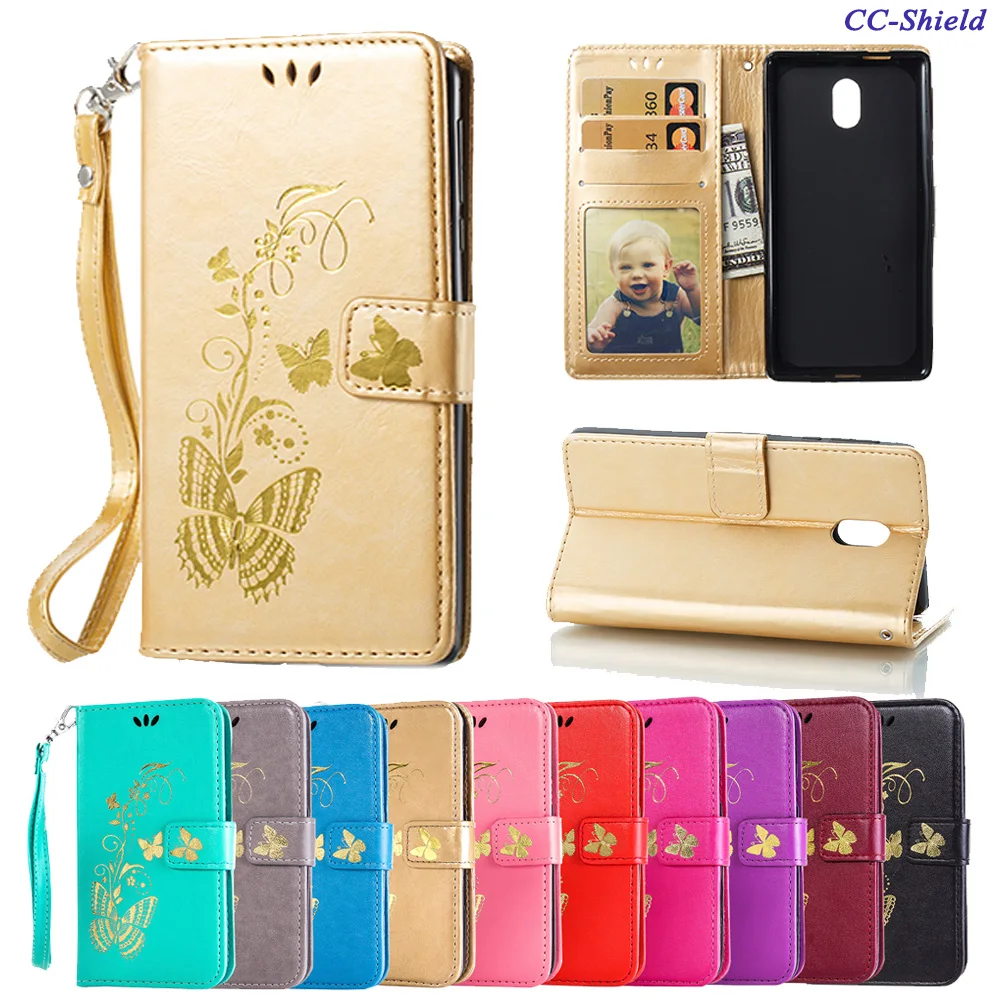 

Flip Case for Nokia 3 Global Dual TA-1032 TA-1020 Retro fashion Butterfly Phone Leather Cover for Nokia3 TA 1020 1032 Phone case
