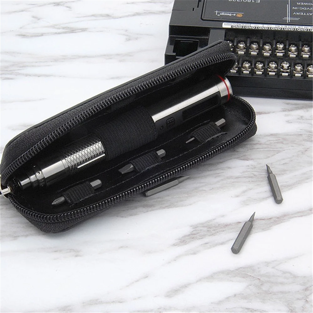 Hot Selling ES120 ES121 Small Lightweight Electric Screwdriver Carry Case Zipper Pouch Screw