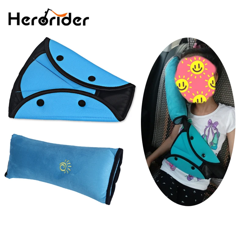 

1pcs Car Triangle Baby Child Safe Fit Seat Belt Adjuster Child Neck Face Protection For Kids Baby Safety Auto Accessories
