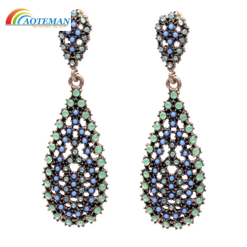 

AOTEMAN 2019 New Party Drop Earrings Dangling Earring For Party Fashion Earrings For Women Wholesale