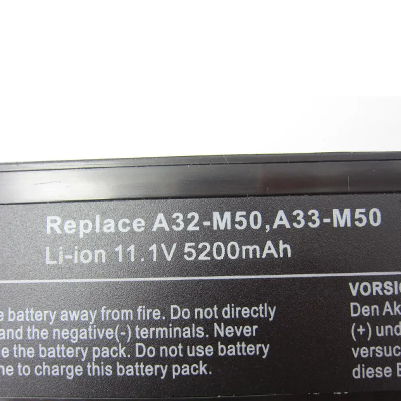 Новый аккумулятор для ноутбука Asus N53S N53SV A32 M50 N61 N53 M50s батарея A33 N61J N61D N61V