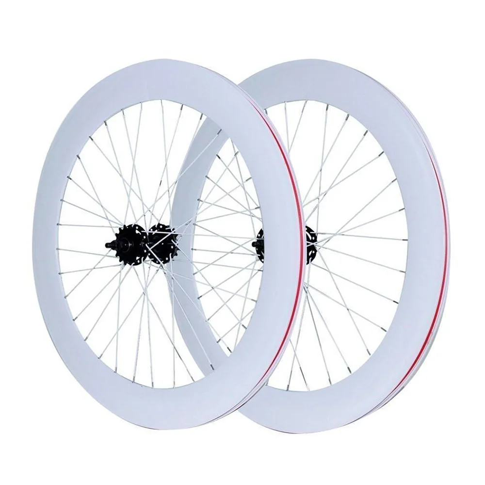 Fixie обод колеса велосипеда с фиксированной передачей обод велосипеда для ступицы 32 отверстия дорожный велосипед Колесная пара колеса велосипеда 70 мм/90 мм