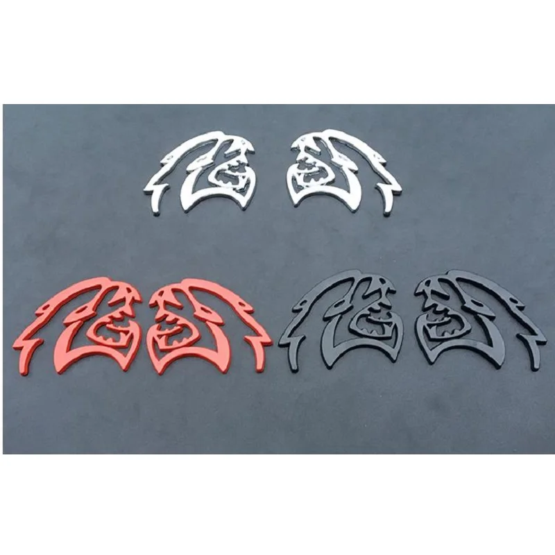 1 Pcs Metal Car Stickers Emblem Auto Badge Decals Car Tail Leaf Board For Dodge SRT Charger Modified Car Styling Accessories