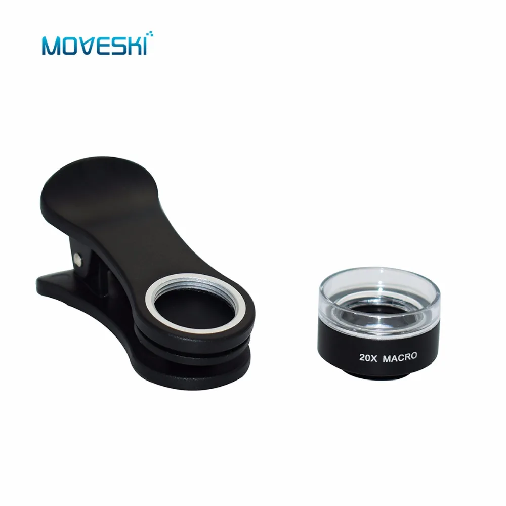 Moveski HL022 Универсальный объектив для сотового телефона 20X Супер Макро Камера