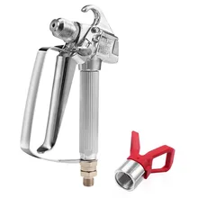 3600PSI High Pressure Airless Paint Spray Gun With Nozzle Guard Pump Sprayer And Airless Spraying Machine for Wagner Titan high pressure airless paint sprayer gun contractor 2 finger 3600psi 24 8mp airless paint sprayer gun no spraying machine