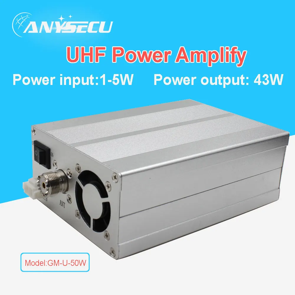 Powerful RF Output power amplifier for Two way radio 15W input 20 80W