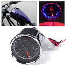 12 В Универсальный мотоциклетный Тахометр измерительный инструмент со светодиодной подсветкой 13 к об/мин для мотоцикла инструмент
