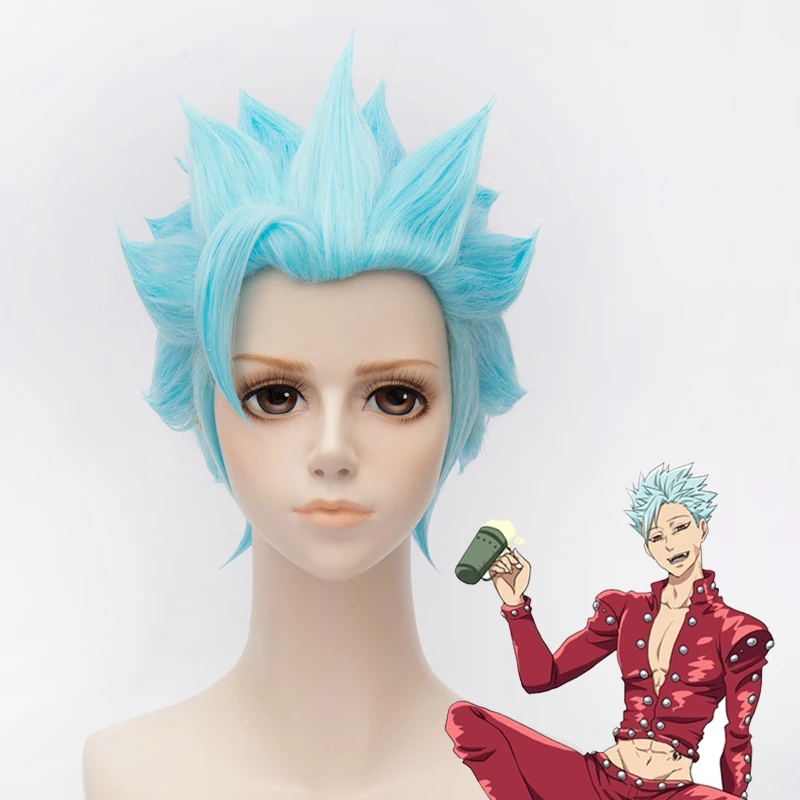 The Seven Deadly Sins Ban Wigs Fox's Sin of Greed Heat Resistant Short  Synthetic Hair Perucas Cosplay Wig + Wig Cap|Anime Costumes| - AliExpress